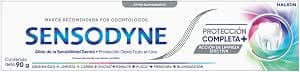 Sensodyne Pasta Dental Protección Completa+, Multibeneficios para Limpieza Dental, Dientes Sensibles, 90g