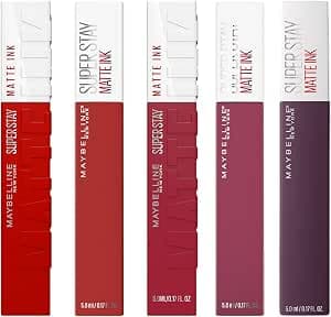 Maybelline 5 pack labiales liquidos matte larga duracion superstay matte maybelline