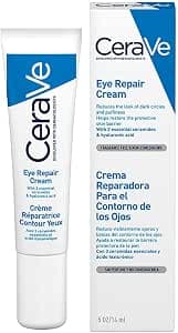 CeraVe Crema Reparadora Contorno de Ojos, con Ceramidas y Ácido Hialurónico, para Ojeras y Bolsas, Hidratante, Apto para Pieles Sensibles,…