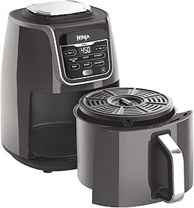 Ninja Freidora de Aire Max XL 5.5QT 7 en 1 Max Crisp Gris AF161