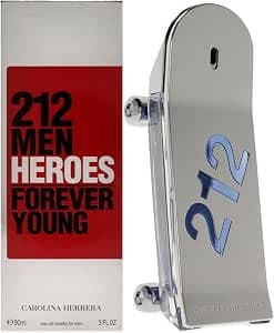 Carolina Herrera 212 Heroes Forever Young For Men 3 oz EDT Spray