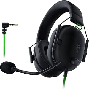 Razer BlackShark V2 X Auriculares para Juegos: Controladores De 50mm - Micrófono Cardioide - Espuma Viscoelástica - Auriculares Que Aíslan…