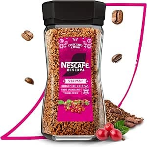 Nescafé Reserva Café Soluble Liofilizado de Chiapas Frasco de 180g