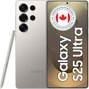 Samsung S25 Ultra - Titanium Grey, 256GB, AI Smartphone, 6.9" AMOLED Display, 200MP, S-Pen Included, Cross App, Night Video