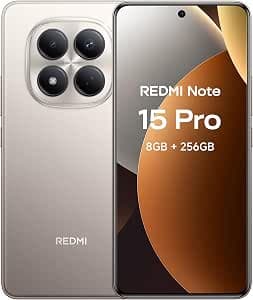 XIAOMI REDMI Note 15 Pro Titanio Celular 8G+RAM 256G ROM Cámara de 200MP