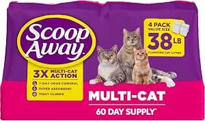 Scoop Away Arena aglutinante para Gato, 38 lbs - 17 kg