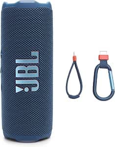 JBL Flip 7 Bocina Portátil Bluetooth, Batería Integrada, Resistente al Agua - Azul