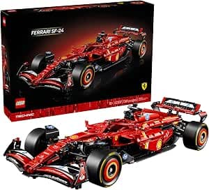 LEGO Technic Auto Ferrari SF-24 F1 Kit de Modelo para Adultos, construye tu Propio vehículo de Carreras, Set Ideal como Regalo para…