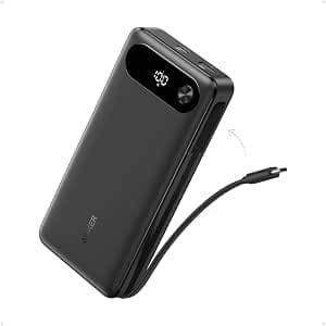 Anker 87W Power Bank 20000mAh Carga Rápida, Cable USB C Integrado