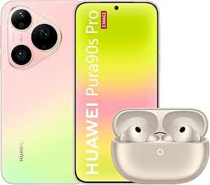 HUAWEI Pura 90s Pro 12+256GB, Rosa con FreeBuds Pro 5 Arena